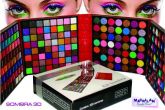 Paleta contendo 226  Sombras 3D Macrilan